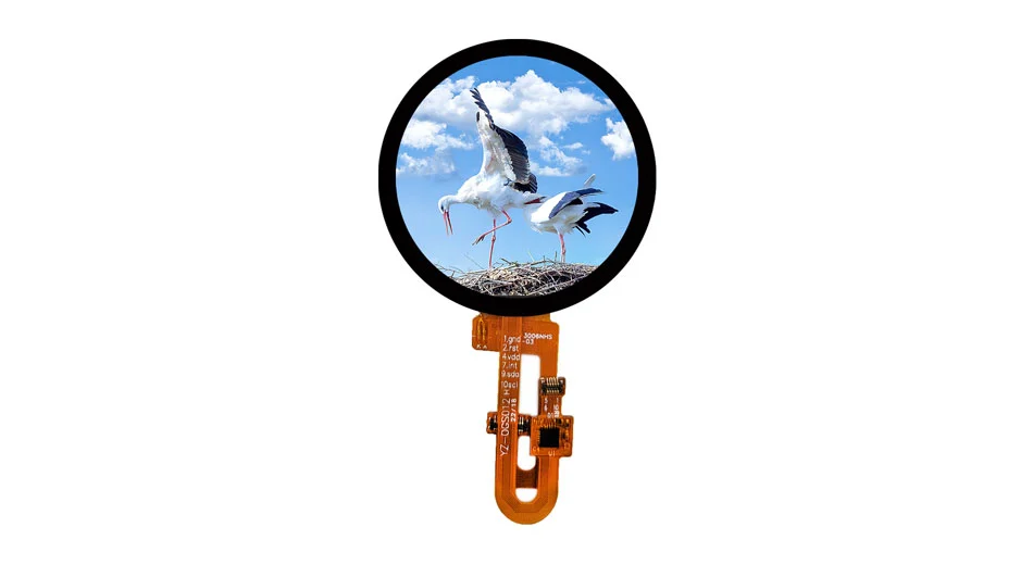 Z13006 1,3-Zoll Rund IPS LCD-Display 240*240 24pin SPI-Schnitts telle GC9A01 Treiber IC