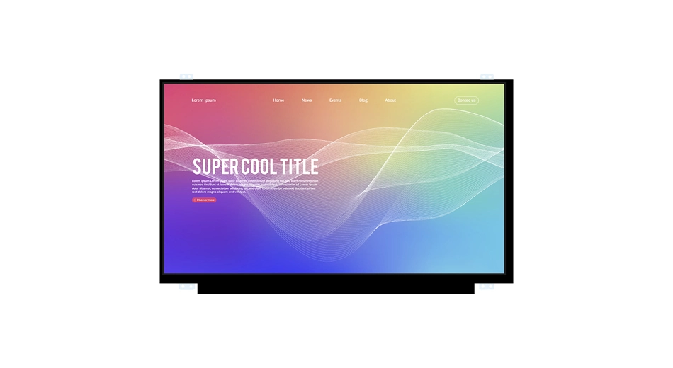 HDP-Schnitts telle mit Metallrahmen Z156003 FHD 15,6 Zoll 1920x1080 LCD